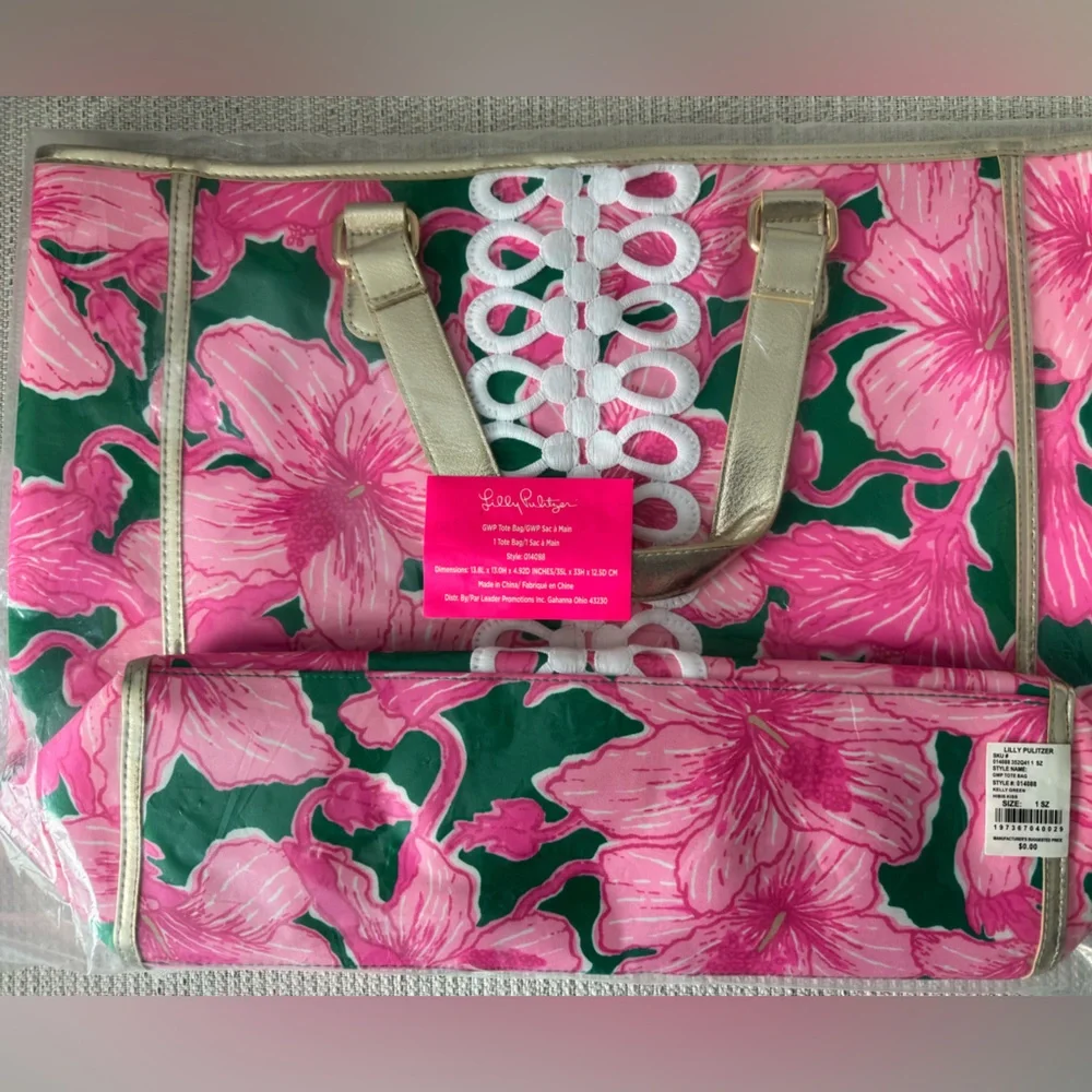 Lilly Pulitzer Tote Bag and Clutch Set NWT - Picture 8 of 13